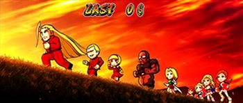 HEY!鏡(へいかがみ) エンディングAT中の同行キャラ